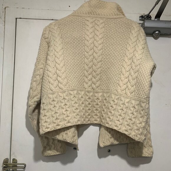 THE SWEATHER SHOP IRELAND VINTAGE KNITTED WOOL SWEATER CARDIGAN PATTERNS SIZE S - Picture 7 of 11